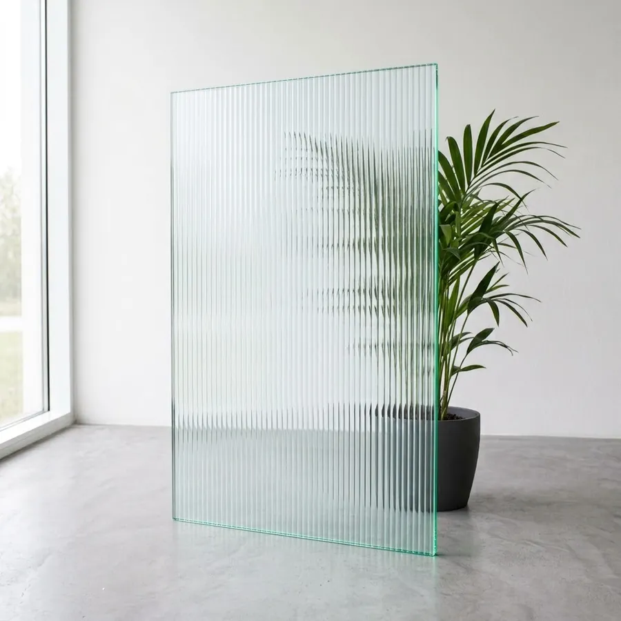 Reeded glass