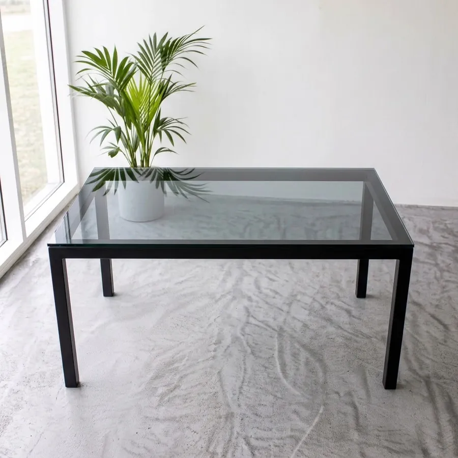 10mm Grey Glass Table Top