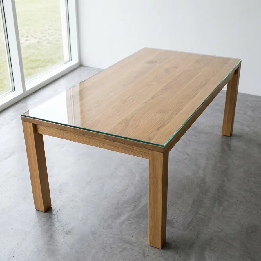 Glass table tops